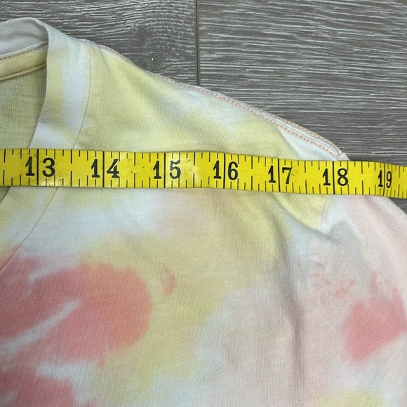 PINK Victoria's Secret Short Sleeve Pocket Campus Tee Tie Dye L - Picture 4 of 12